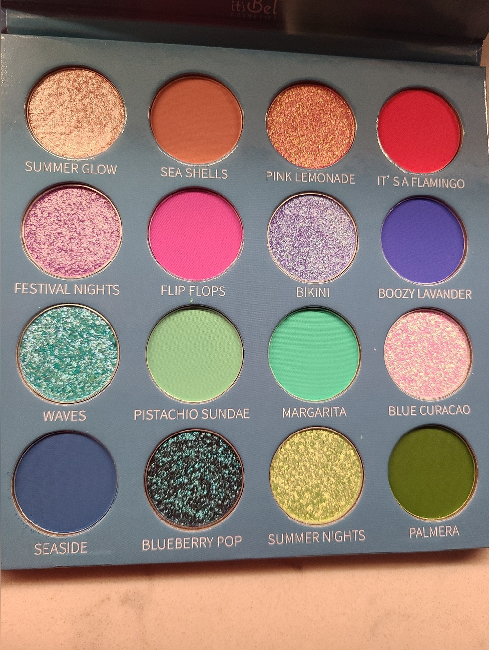 It's Bel Cosmetics Cool Summer Eyeshadow Palette